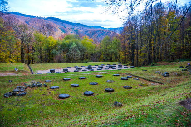 istock Old ruins in Carpathian Mountains 1127392161