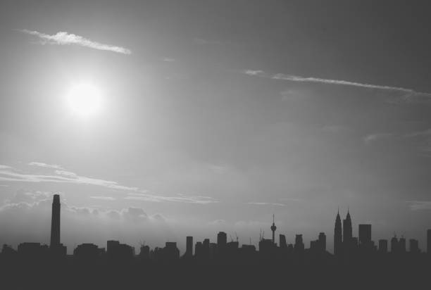 istock Silhouette Buildings In City Against Sky 1127398592