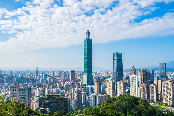 istock Modern Buildings In City Against Cloudy Sky 1127401879