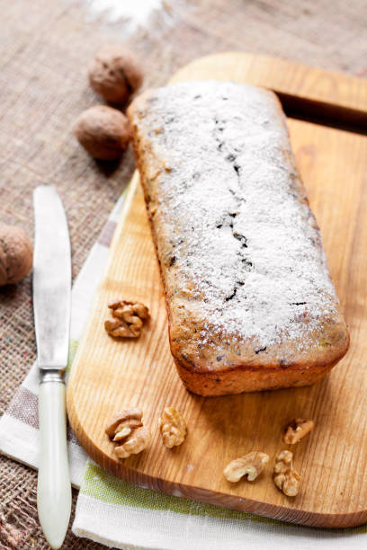 istock Banana cake with walnuts and dark chocolate 1127411459