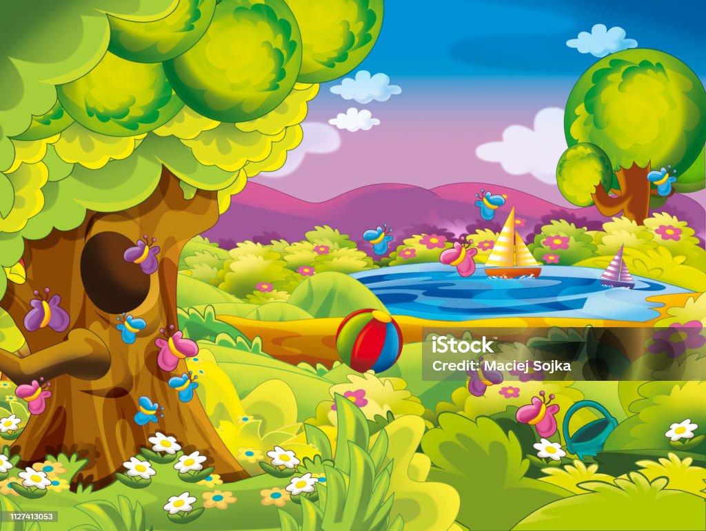 Ilustración de Fondo De La Naturaleza De Dibujos Animados Primavera Con Espacio Para Texto y más Vectores Libres de Derechos de Aire libre - iStock Ilustración de Fondo De La Naturaleza De Dibujos Animados Primavera Con Espacio Para Texto y más Vectores Libres de Derechos de Aire libre - iStock
