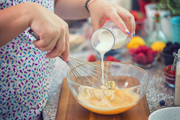 istock Woman Preparing Pancakes 1127414728