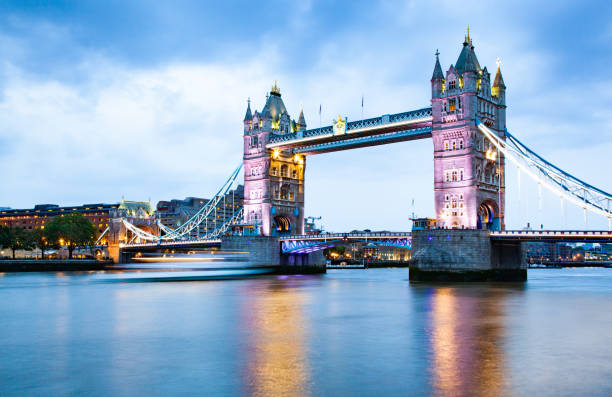 istock tower bridge at night, London, UK 1127422027