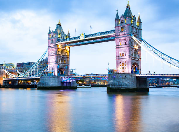 istock tower bridge at night, London, UK 1127422028