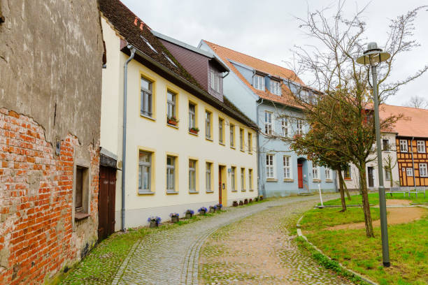 istock historic buildings in Wolgast, Germany 1127422414