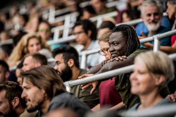 istock Stadium crowd during a sports match 1127427775