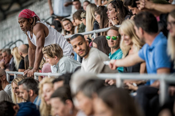 istock Stadium crowd during a sports match 1127427778