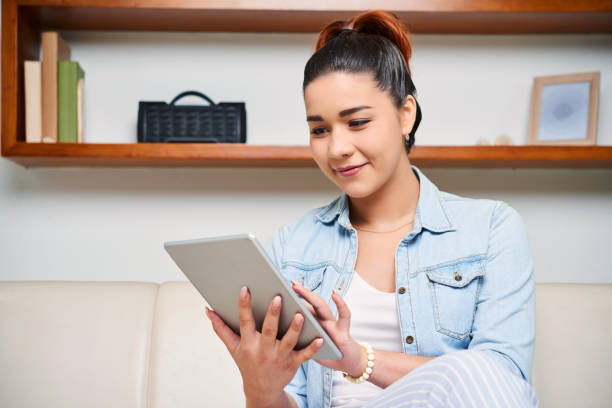 istock Woman working online 1127432723