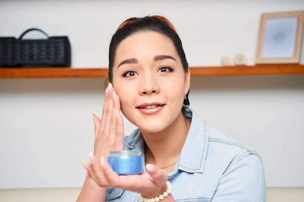 istock Woman care for face 1127432733