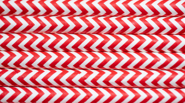 istock Close up paper striped colorful straws background 1127444259