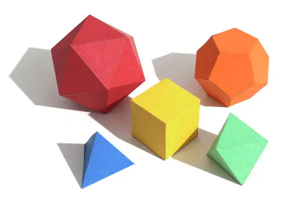 Photo of Regular polyhedra, also known as Platonic Solids