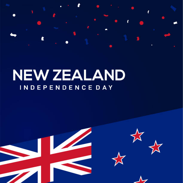 nowa zelandia dzień niepodległości wektor design - waitangi day stock illustrations