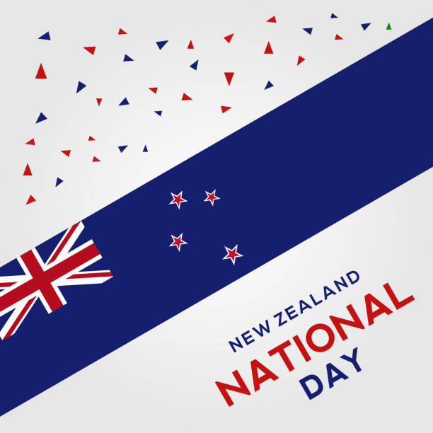 illustrazioni stock, clip art, cartoni animati e icone di tendenza di design vettoriale del giorno dell'indipendenza della nuova zelanda - waitangi day