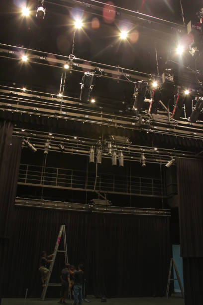 istock Lighting equipment for performances within the theater 1127462689