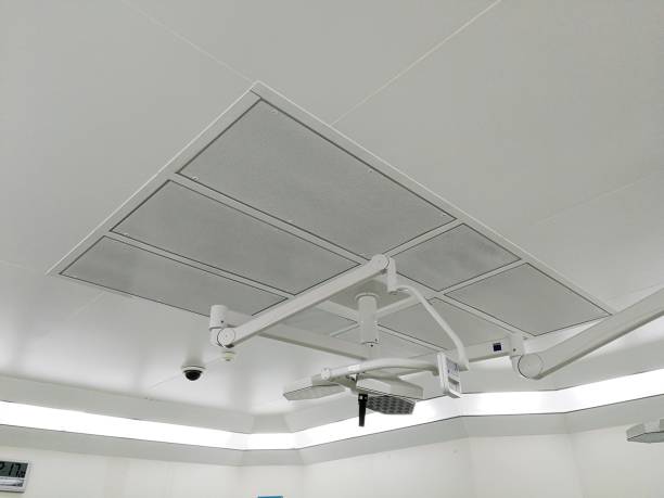 istock Laminar flow or HEPA filter air supply in operating room 1127462877