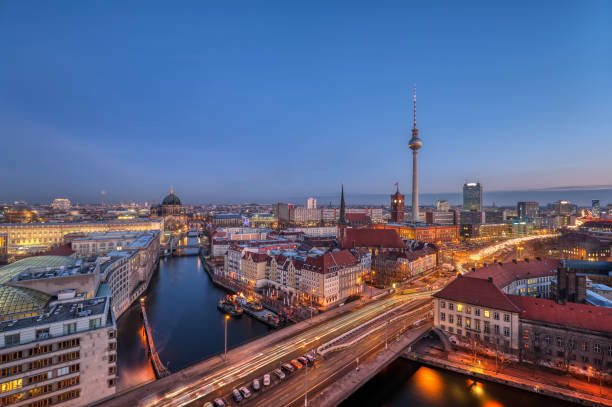istock Downtown Berlin with the famous Television Tower 1127466675