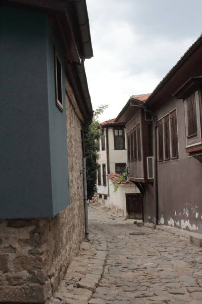 istock Old street in the old town 1127470253