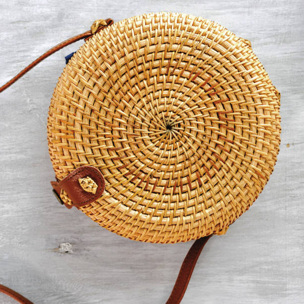 istock Bamboo bag Summer fashion holiday 1127470442
