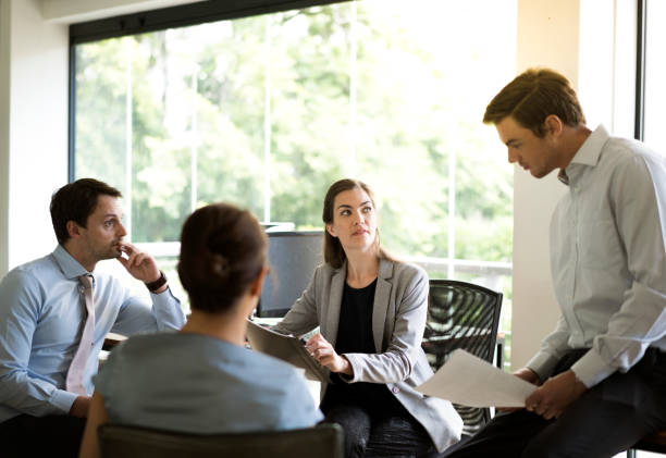 istock Business people discussing in board room 1127471716