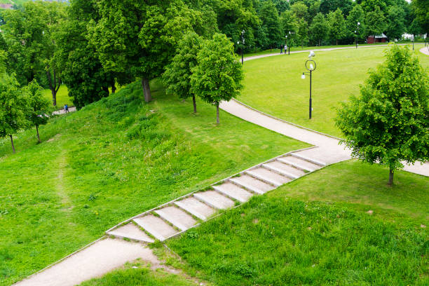 istock A set of stairs in the Park. 1127475235