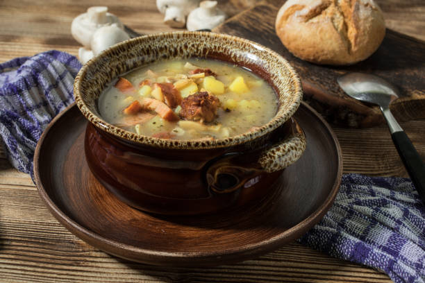 istock The sour soup made of rye flour. 1127490636