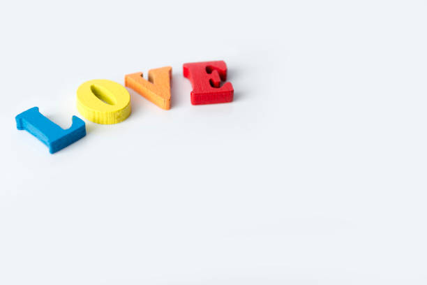 istock The word love on the white background. 1127490816