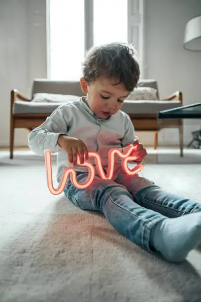 Photo of Boy posing with heart