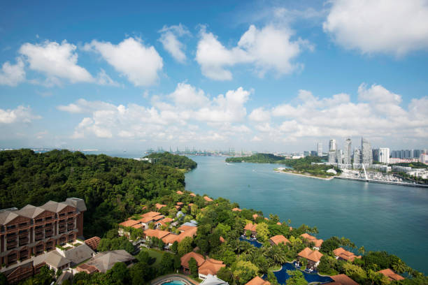 istock Cityscape, architecture, Sentosa island, Singapore 1127497454