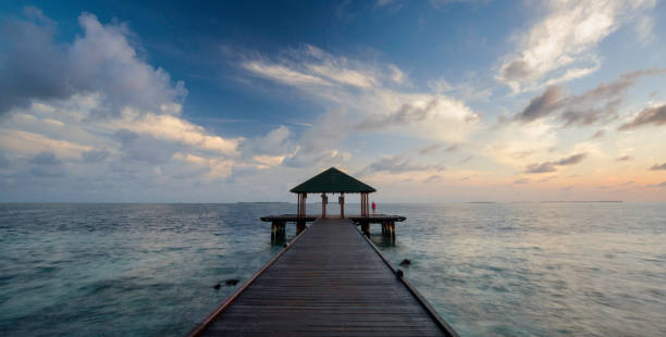 istock Dawn In The Maldives 1127497837
