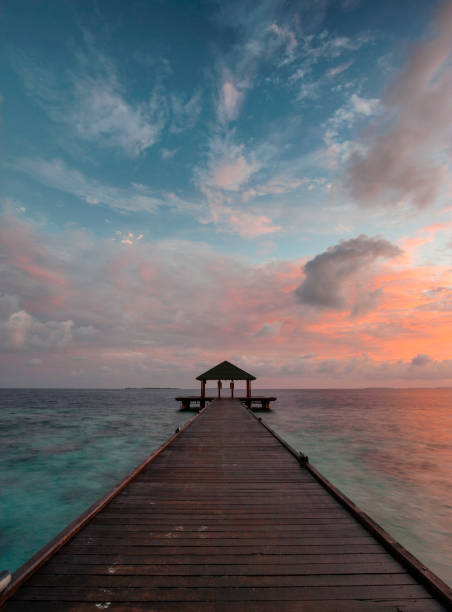 istock Dawn In The Maldives 1127497887