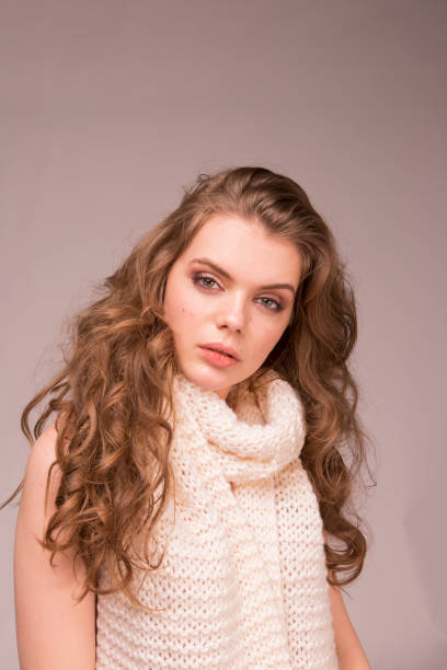 istock Young russian woman posing at studio in istanbul turkey 1127498498
