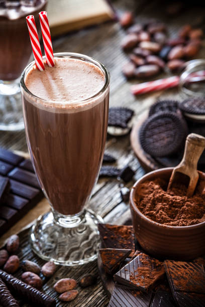 istock Preparing homemade chocolate milkshake 1127498810