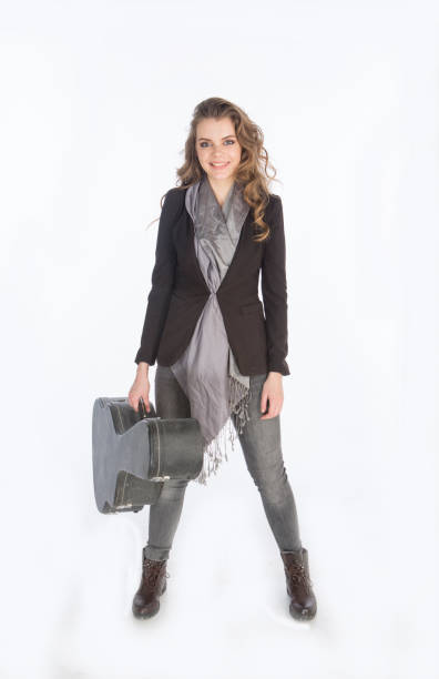 istock Young russian woman posing at studio in istanbul turkey 1127499487