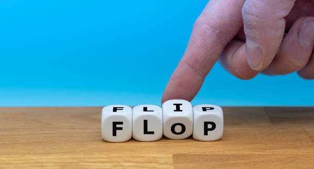 istock Hand turns a dice and changes the word 