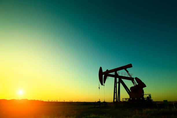 istock The oil pump, industrial equipment 1127501981