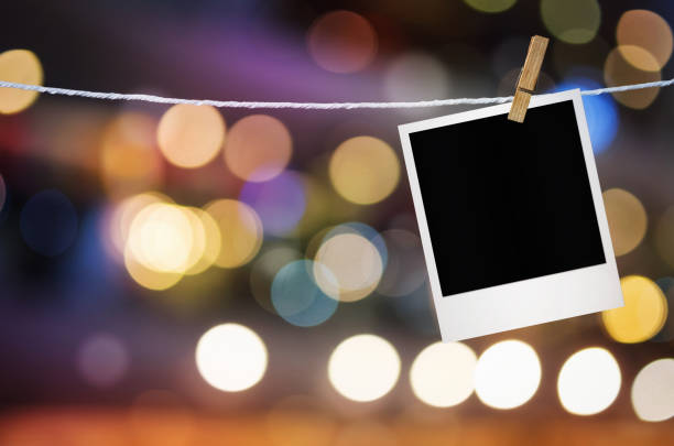 istock Photo frame paper hanging 1127502025