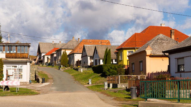 istock Typical hungarian village in day light 1127503308