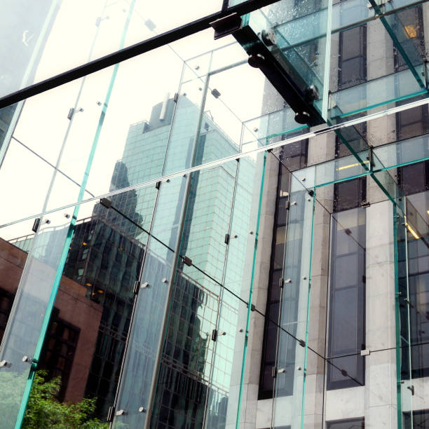 istock Low angle view of Skyscrapers, NYC. 1127504803