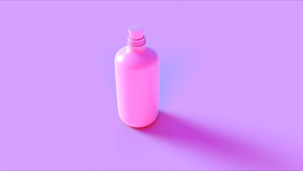 istock Pink Vintage Medicine Bottle with a Cork Stop 1127506657