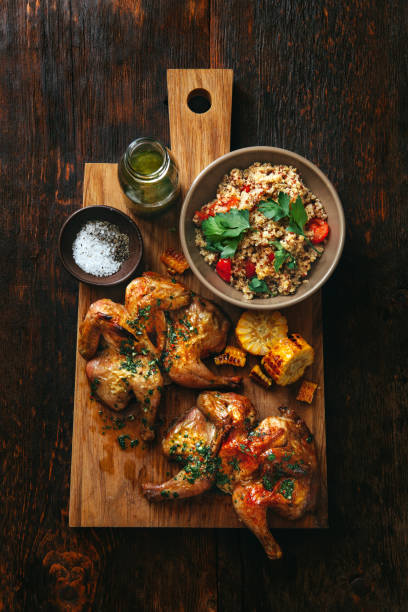 istock Grilled whole butterflied chickens 1127513995