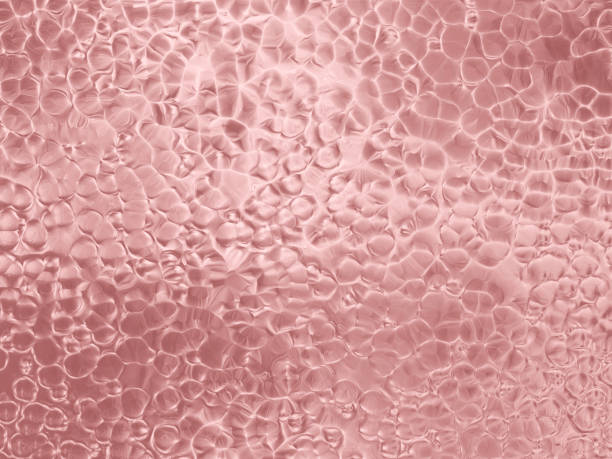 istock Rose Gold Bubble Foil Texture Pale Pink Ombre Holiday Glittering Background 1127519030