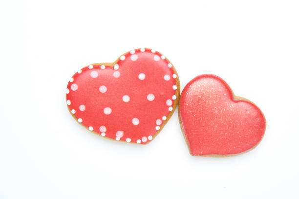 istock Valentine day cookies isolated on white background 1127519523