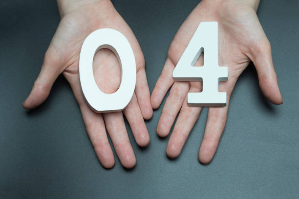 istock On the palms of the figure four. 1127522552