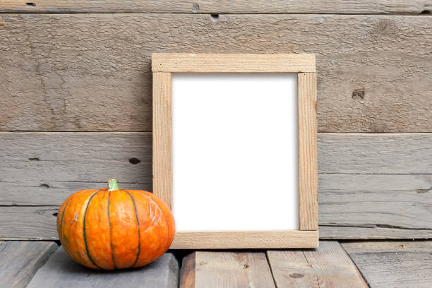 istock 8x10 vertical wooden frame mockup, rustic style 1127523138