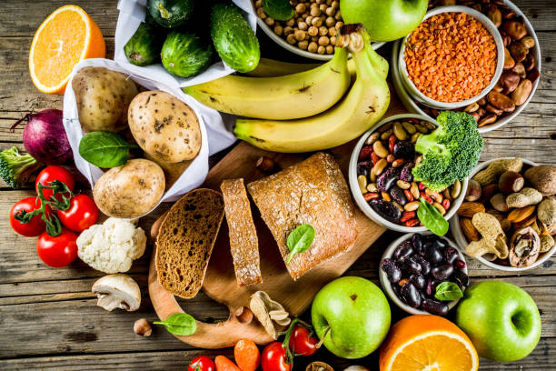 istock Good carbohydrate fiber rich food 1127527431