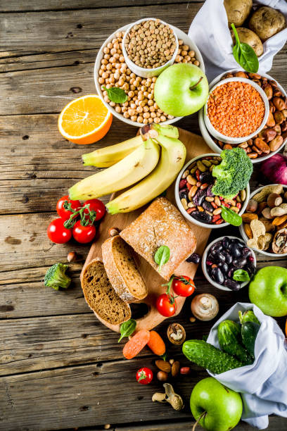 istock Good carbohydrate fiber rich food 1127527580
