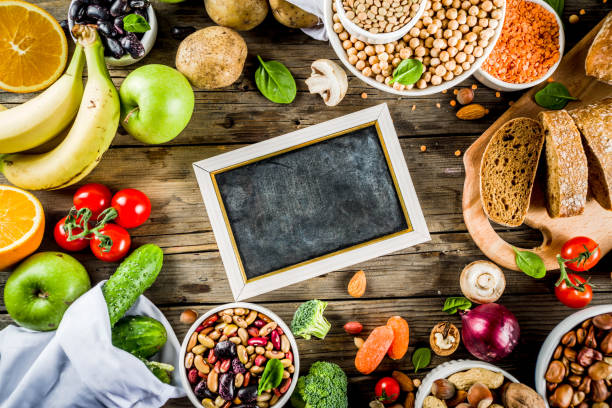 istock Good carbohydrate fiber rich food 1127527691