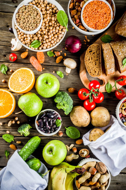 istock Good carbohydrate fiber rich food 1127527873