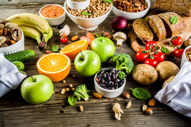 istock Good carbohydrate fiber rich food 1127527916