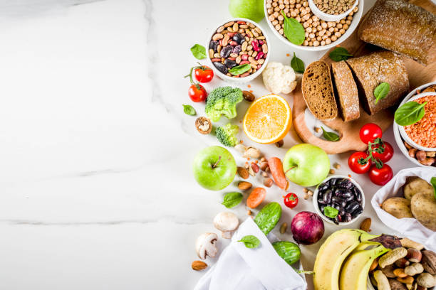 istock Good carbohydrate fiber rich food 1127528119